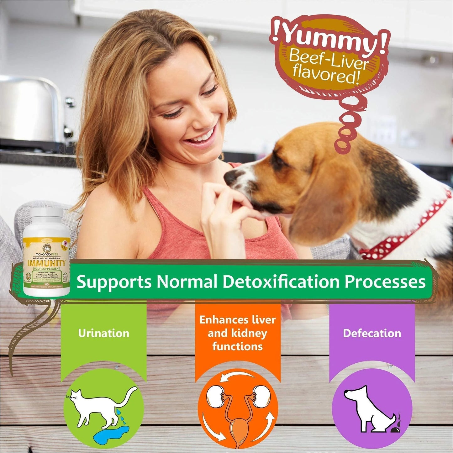 Boost Your Pup's Health: Immune Support & Allergy Relief Supplement Packed with Essential Vitamins & Minerals! 🐾🥳